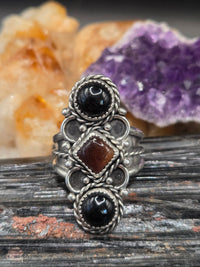Black Onyx & Red Tigereye